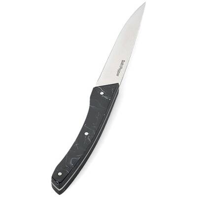Salt & Pepper Steakmes marmerlook zwart Blade - set/4
