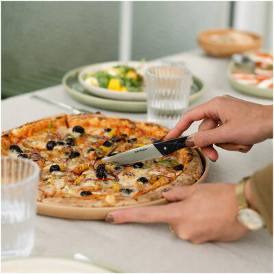 Salt & Pepper Steakmes marmerlook zwart Blade - set/4 - detailfoto 1 | Salt & Pepper