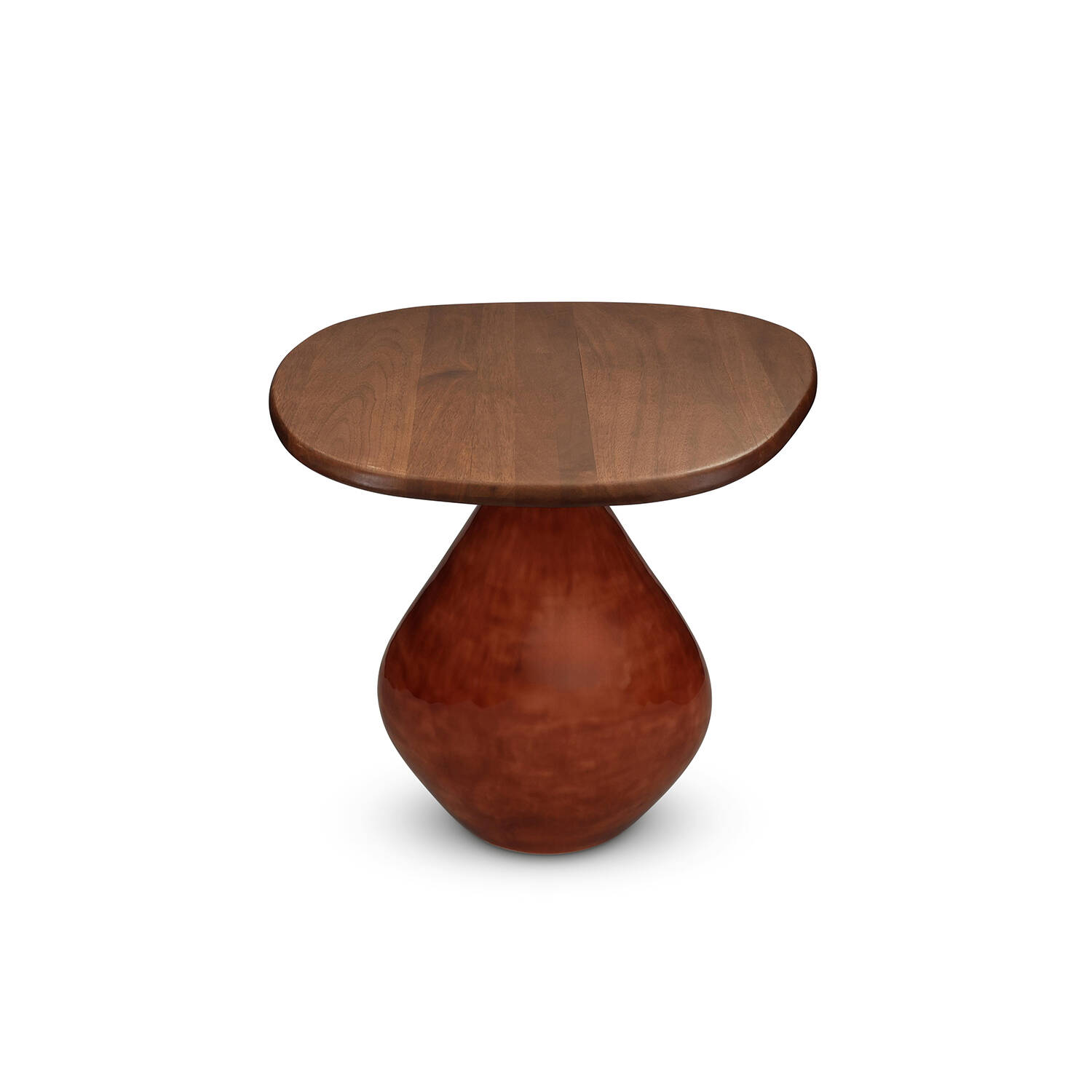 S|P Collection - Bijzettafel - 41x36xH40cm - houten blad red clay 1 S|P Collection - Bijzettafel - 41x36xH40cm - houten blad red clay