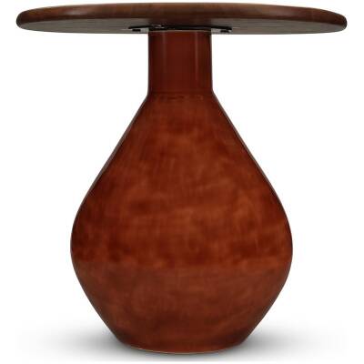 S|P Collection - Bijzettafel - 41x36xH40cm - houten blad red clay