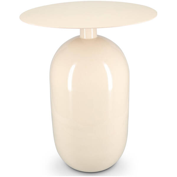 Meubels 30 S|P Collection - Bijzettafel - 40xH52cm - metaal ivory