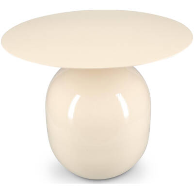 S|P Collection - Bijzettafel 50xH40cm metaal ivory Mio
