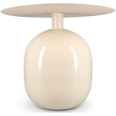 S|P Collection - Bijzettafel 50xH40cm metaal ivory Mio