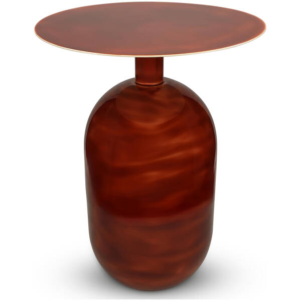 S|P Collection Bijzettafel 40xH52cm metaal red clay Mio | S|P Collection