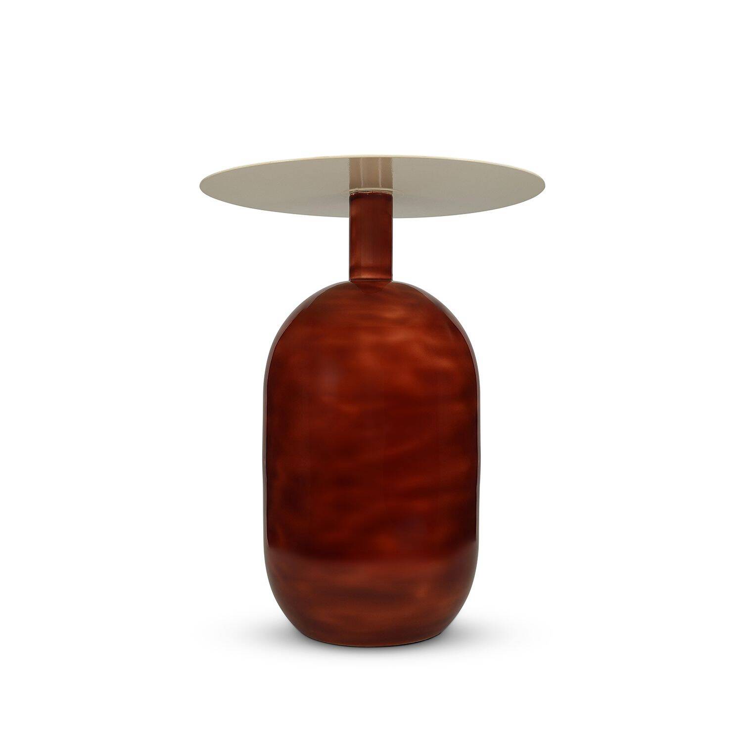 S|P Collection - Bijzettafel - 40xH52cm - metaal red clay 2 S|P Collection - Bijzettafel - 40xH52cm - metaal red clay