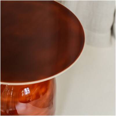 S|P Collection - Bijzettafel - 40xH52cm - metaal red clay