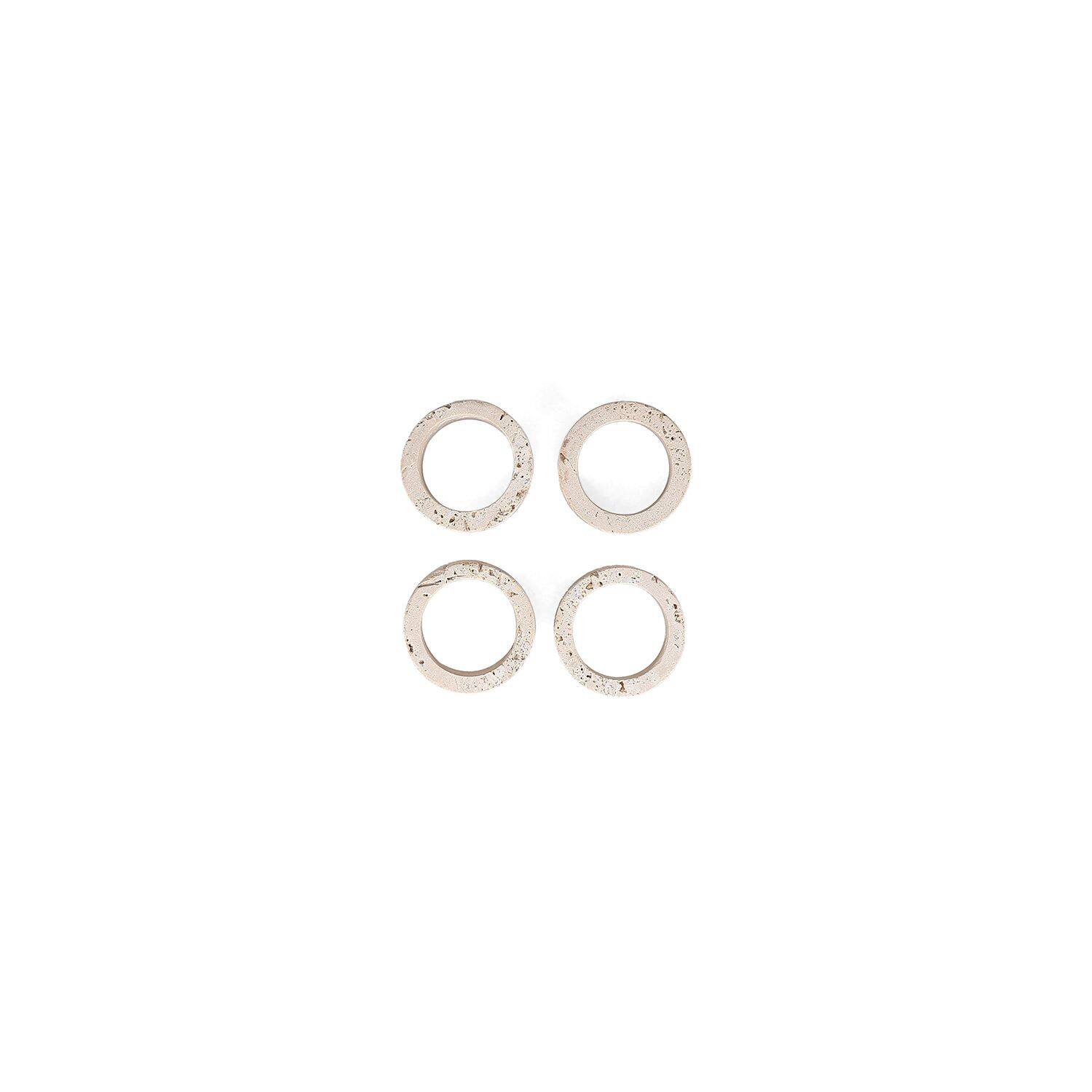 S|P Collection Servetring 5cm travertin Opus - set/4 3 S|P Collection Servetring 5cm travertin Opus - set/4
