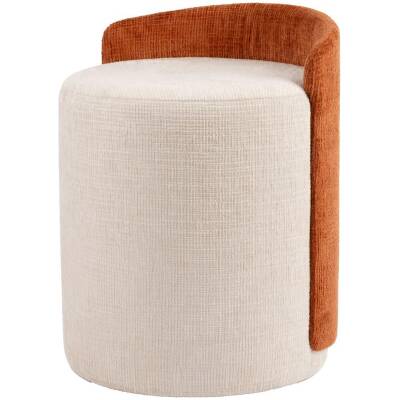 S|P Collection Poef 40x38xH55cm burnt orange/soft grey Brume | S|P Collection