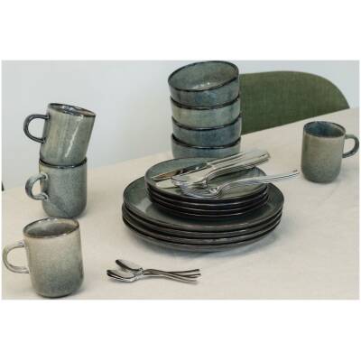 Salt & Pepper - Servies 16-delig - groen/blauw Meridian