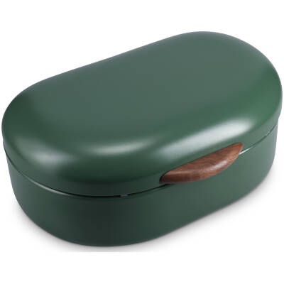 Salt & Pepper - Broodtrommel 40x29xH19,5cm - groen - Crust