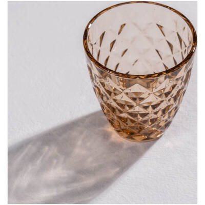 Salt & Pepper Glas 27cl oker Prisma - set/4 - detailfoto 1 | Salt & Pepper