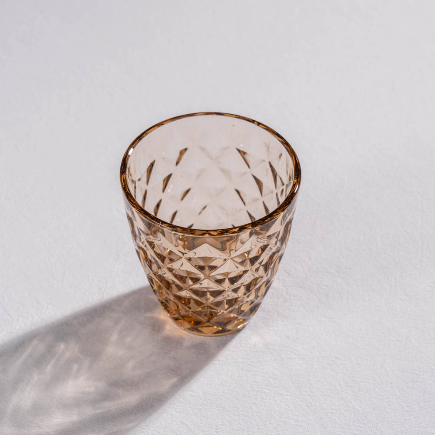 Salt & Pepper Glas 27cl oker Prisma - set/4 2 Salt & Pepper Glas 27cl oker Prisma - set/4 - detailfoto 1 | Salt & Pepper