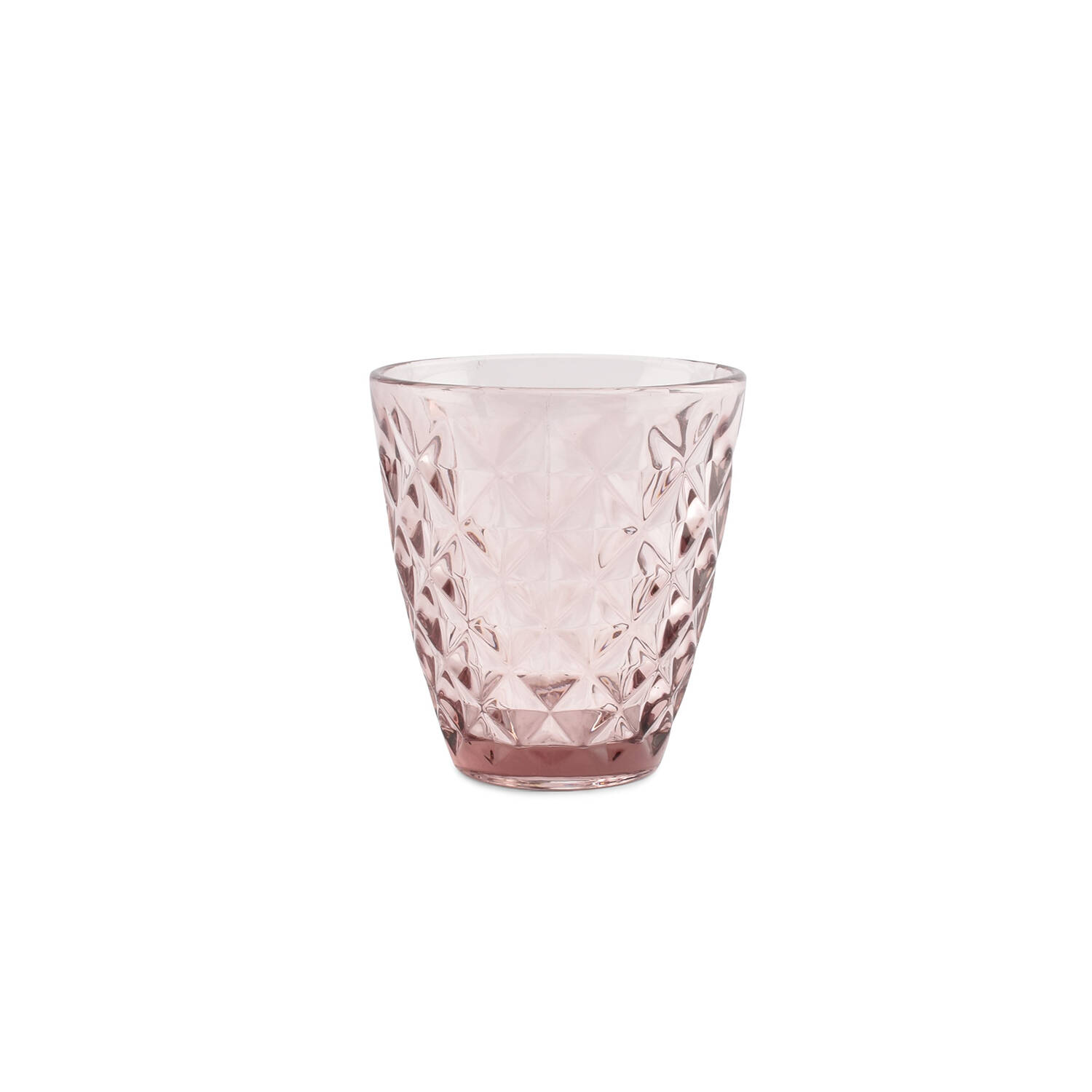 Salt & Pepper Glas 27cl roze Prisma - set/4 1 Salt & Pepper Glas 27cl roze Prisma - set/4 | Salt & Pepper