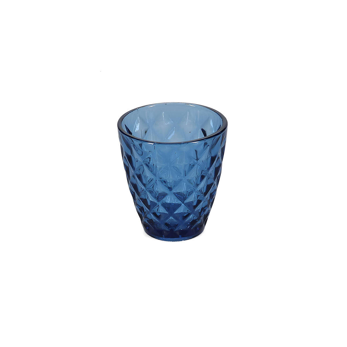 Salt & Pepper Glas 27cl donkerblauw Prisma - set/4 2 Salt & Pepper Glas 27cl donkerblauw Prisma - set/4 - detailfoto 1 | Salt & Pepper