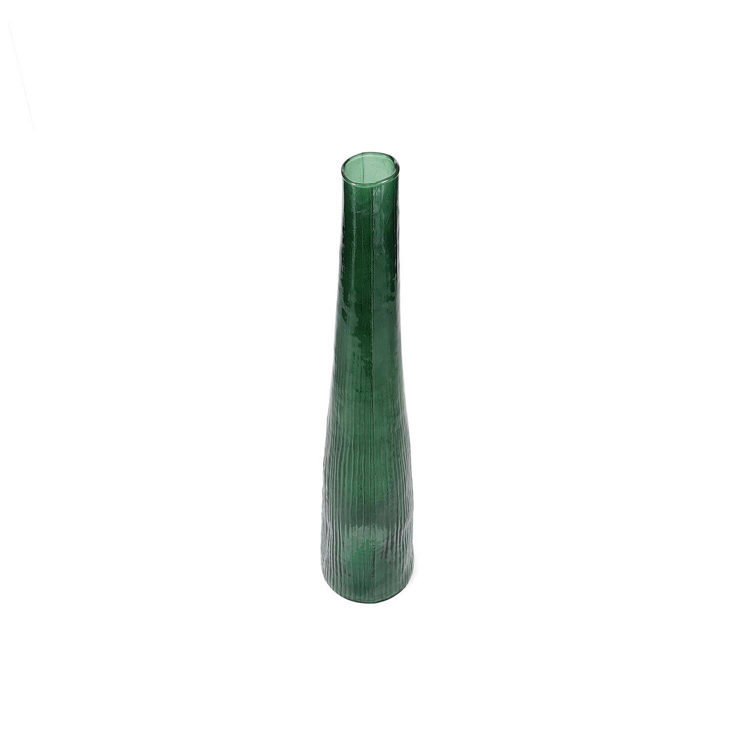 S|P Collection Vaas 9xH50cm donkergroen Twig 2 S|P Collection Vaas 9xH50cm donkergroen Twig