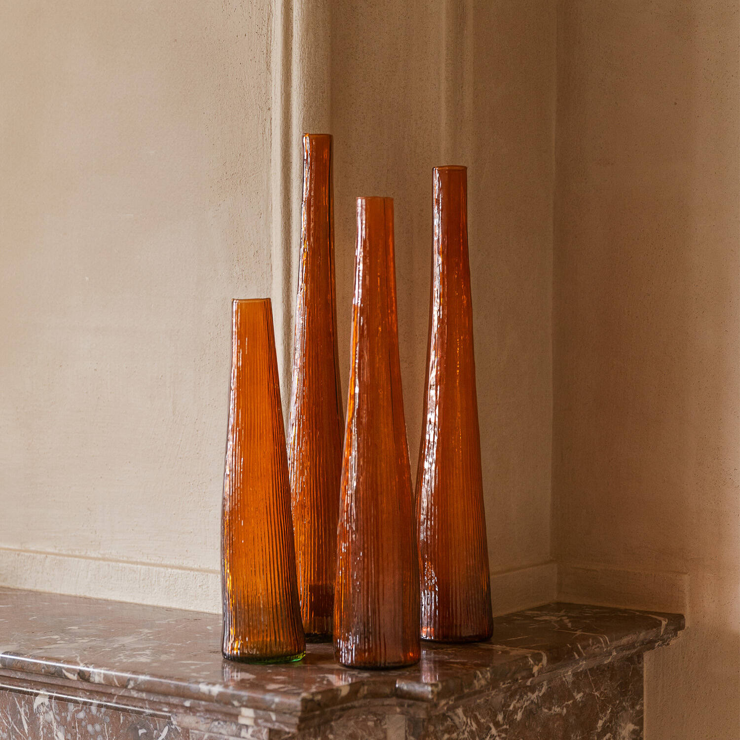 S|P Collection Vaas 9xH55cm orange Twig 2 S|P Collection Vaas 9xH55cm orange Twig - detailfoto 1 | S|P Collection