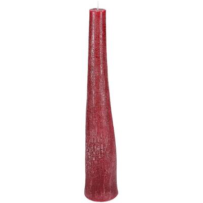 S|P Collection Kaars 9xH49,5cm bordeaux Twig
