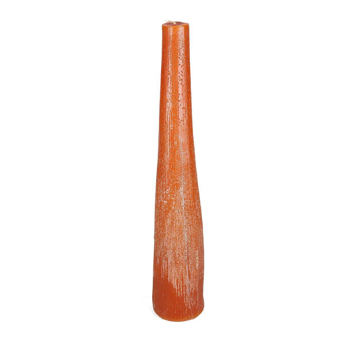 S|P Collection Kaars 9xH49,5cm oranje Twig 2 S|P Collection Kaars 9xH49,5cm oranje Twig