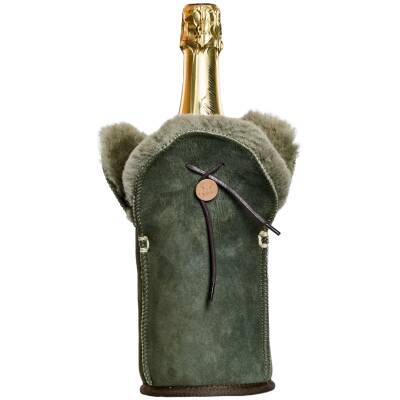 Kywie Champagnekoeler - Khaki/Olive Suede