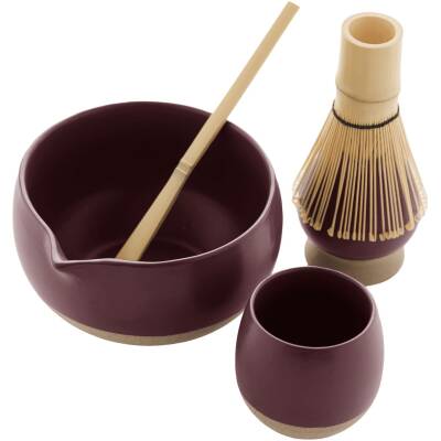 Point-Virgule Matcha Set – 5-delig met Kom, Mok, Bamboe Klopper, Lepel en Houder